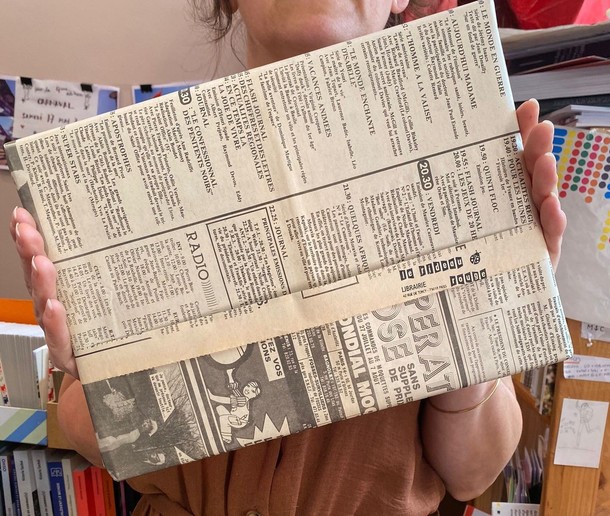 Papier cadeau journal